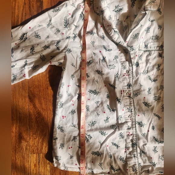 Gilligan & Omalley Cotton Holly and Red Berry Two Piece Pajama Set Size XXL - Picture 7 of 16